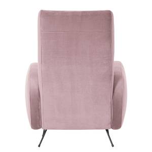 Fauteuil Vains Velours Ravi: Mauve - Sans repose-pieds