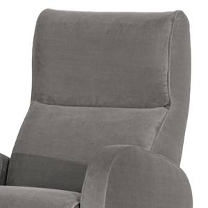 Fauteuil à bascule Vains Velours Ravi: Taupe