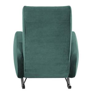 Schommelfauteuil Vains Velours Ravi: Petrolkleurig