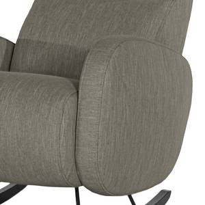 Fauteuil à bascule Vains Tissu Meara: Gris