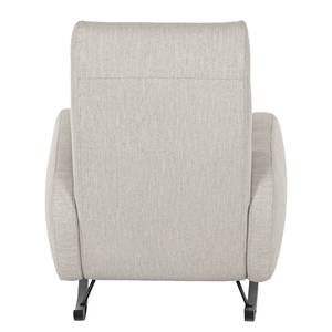 Fauteuil à bascule Vains Tissu Meara: Gris clair