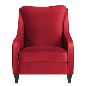 Fauteuil Wingen I fluweel - Velours Ravi: Rood