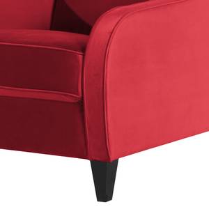 Fauteuil Wingen I Velours - Velours Ravi: Rouge