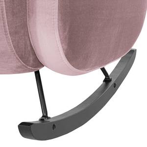 Fauteuil à bascule Vains Velours Ravi: Mauve