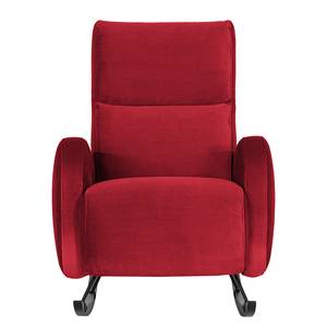 Schommelfauteuil Vains Velours Ravi: Rood