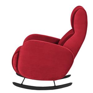 Fauteuil Vains Velours Ravi: Rouge