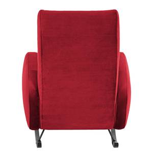 Schommelfauteuil Vains Velours Ravi: Rood