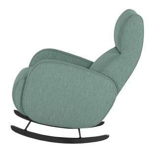 Fauteuil à bascule Vains Tissu Meara: Gris menthe