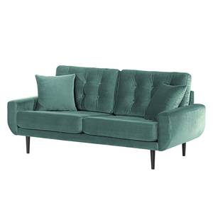 2,5-Sitzer Sofa Vaise Samt Ravi: Petrol