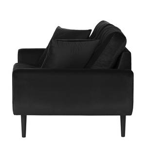 2-Sitzer Sofa Vaise Samt Ravi: Schwarz