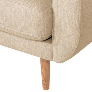 Canapé convertible Vaise Velours - Tissu Meara: Beige