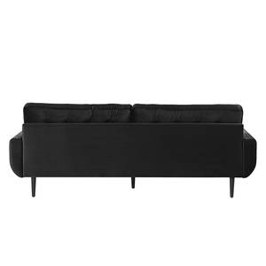 3-Sitzer Sofa Vaise Samt Ravi: Schwarz