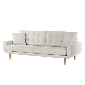 3-Sitzer Sofa Vaise Webstoff Meara: Hellgrau