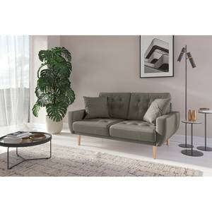 2-Sitzer Sofa Vaise Webstoff Meara: Grau