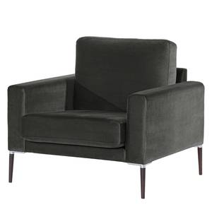 Fauteuil Sauvo Velours - Velours Ravi: Anthracite