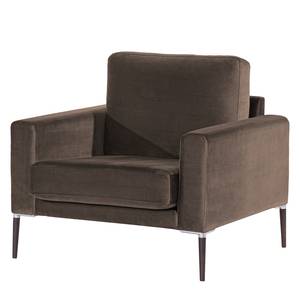 Fauteuil Sauvo Velours - Velours Ravi: Marron