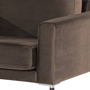 Fauteuil Sauvo fluweel - Velours Ravi: Bruin