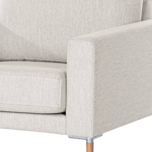 2-Sitzer Sofa Sauvo Webstoff Meara: Hellgrau