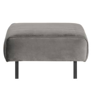 Pouf repose-pieds Tapio I Velours - Velours Ravi: Taupe