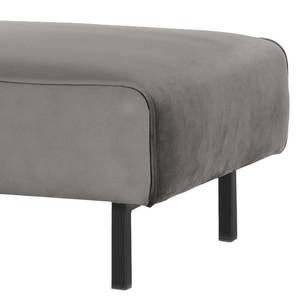 Pouf repose-pieds Tapio I Velours - Velours Ravi: Taupe