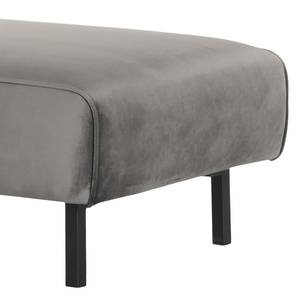 Pouf repose-pieds Tapio I Velours - Velours Ravi: Taupe