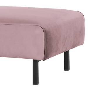 Gestoffeerde hocker Tapio I fluweel - Velours Ravi: Mauve