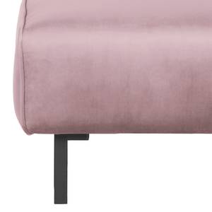 Gestoffeerde hocker Tapio I fluweel - Velours Ravi: Mauve