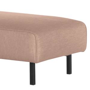 Pouf repose-pieds Tapio I Velours - Tissu Meara: Mauve