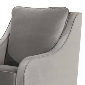 Fauteuil Wingen I fluweel - Velours Ravi: Taupe