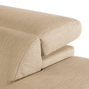 Ecksofa Toolo Webstoff - Beige - Longchair davorstehend rechts