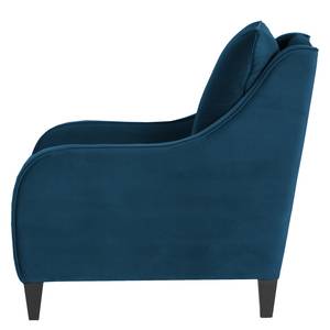 Fauteuil Wingen I Velours - Velours Ravi: Bleu marine