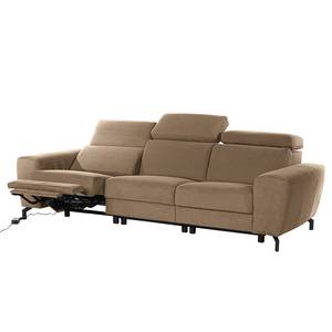 Sofa Opia (3-Sitzer) Microfaser - Braun - Relaxfunktion