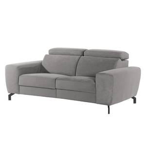 Sofa Opia (2-Sitzer) Microfaser - Grau - Relaxfunktion