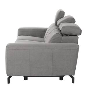 Sofa Opia (3-Sitzer) Microfaser - Grau - Relaxfunktion