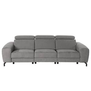 Sofa Opia (3-Sitzer) Microfaser - Grau - Relaxfunktion
