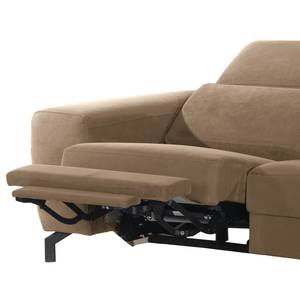 Sofa Opia (2-Sitzer) Microfaser - Braun - Relaxfunktion