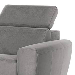 Sofa Opia (3-Sitzer) Microfaser - Grau - Keine Funktion
