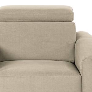 Sofa Opia (3-Sitzer) Microfaser - Granit - Keine Funktion