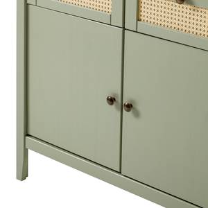 Dressoir Belleria massief grenenhout - Lichtolijfgroen