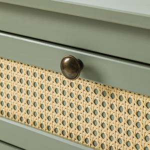 Buffet Belleria Pin massif - Vert olive clair