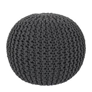 Pouf Cool Mesh Baumwollstoff - Anthrazit