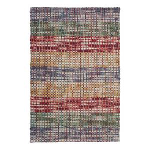 Laagpolig vloerkleed My Lima wol - Meerkleurig - 80 x 150 cm