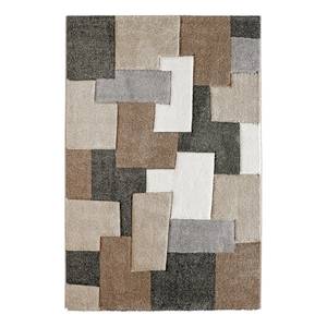 Tapis My Acapulco III Fibres synthétiques - Taupe / Gris - 160 x 230 cm