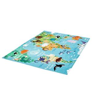 Kindervloerkleed My Torino Map chenille - meerdere kleuren - 120 x 170 cm