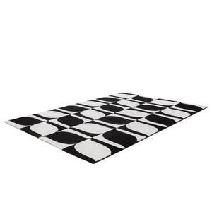 Tapis My Black White IV Fibres synthétiques - Noir / Blanc - 160 x 230 cm
