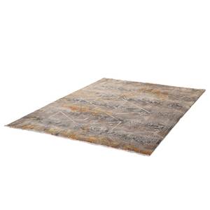 Tapis My Inca II Fibres synthétiques - Gris / Doré - 160 x 230 cm