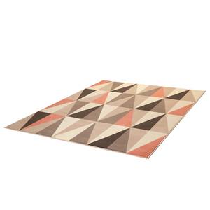 Tapis My Norik I Fibres synthétiques - Taupe / Saumon - 200 x 290 cm