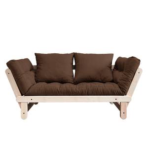 Canapé convertible Beat I Coton - Expresso - Beige