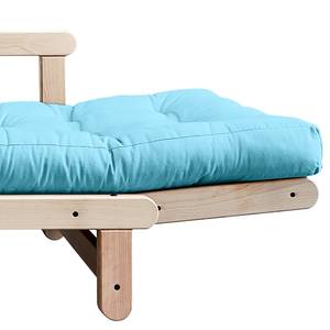 Schlafsofa Beat I Baumwolle - Hellblau - Beige