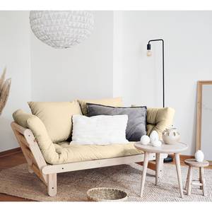 Schlafsofa Beat I Baumwolle - Beige - Beige